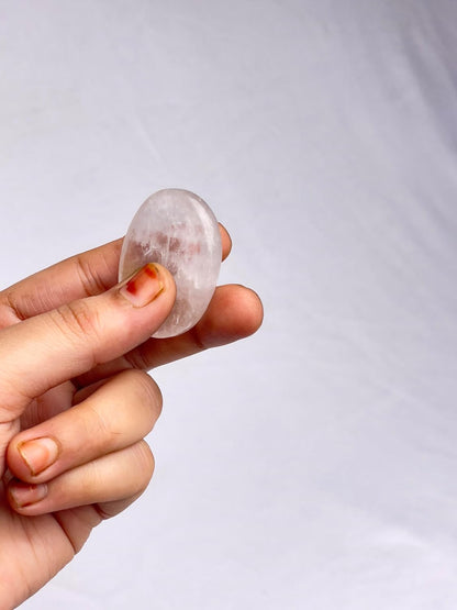 Natural Polished Thumb Palm Crystal for Meditation, Labradorite Worry Stone for Stress Relief, Anxiety Support & Pocket Reiki Healing