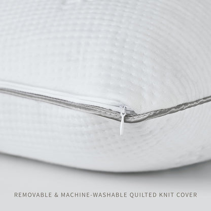 Saatva Cloud Memory Foam Pillow, Gel-Infused Shredded Memory Foam Fill