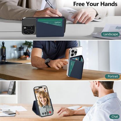 for Magsafe Wallet Work with Apple Find My, Strongest Magnetic Phone Wallet
