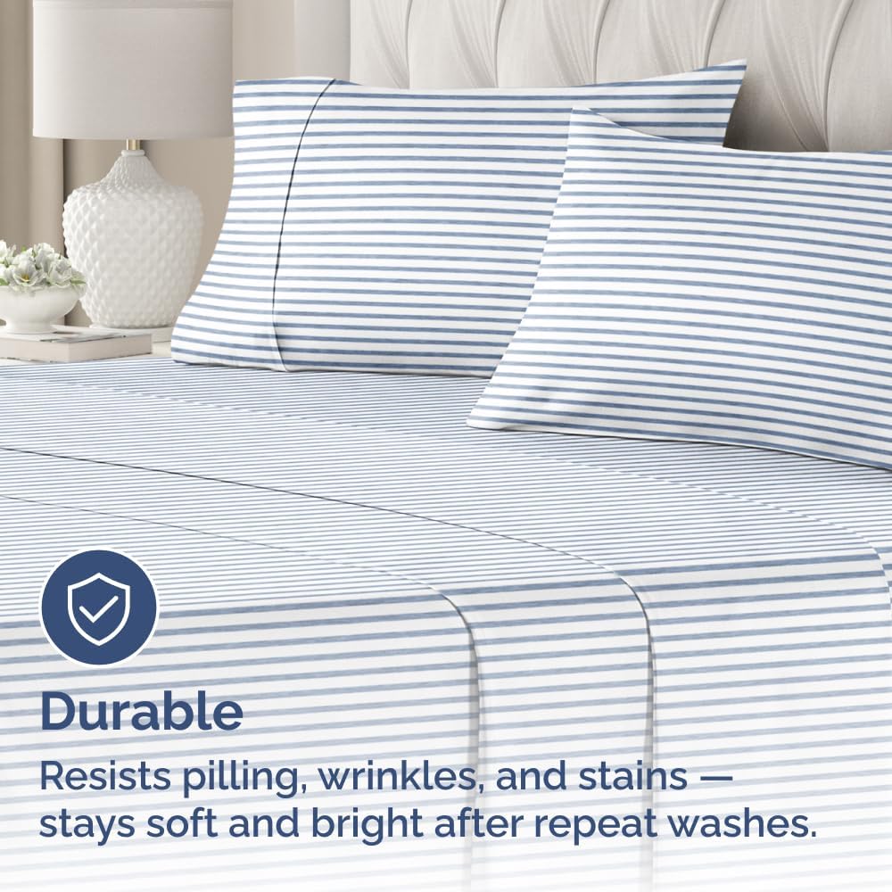 Standard Pillow Cases Set of 10 - Ultra Soft Hotel Quality Pillowcase Covers - Comfy, Cozy & Wrinkle Free - Shrink, Stain and Fade Resistant - Machine Washable Pillow Protectors - 10 Pcs Set - White - Colors B
