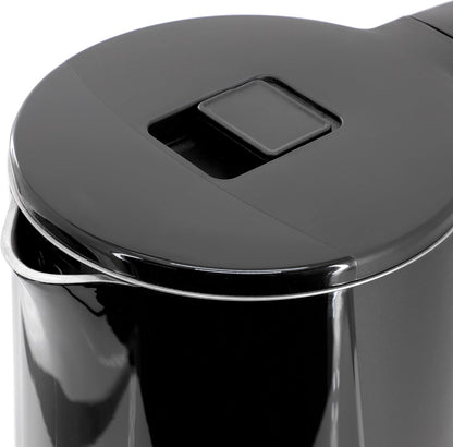 MegaChef Electric Watter Boiler/Tea Kettle (Glass, Silver, 1.8 Liter)