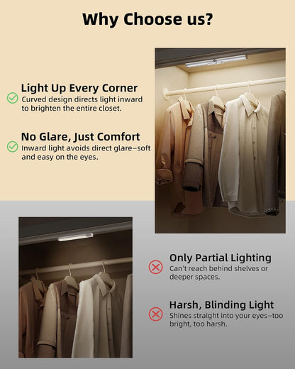 EZVALO 13-inch Closet Lights, Motion Sensor Lights Indoor