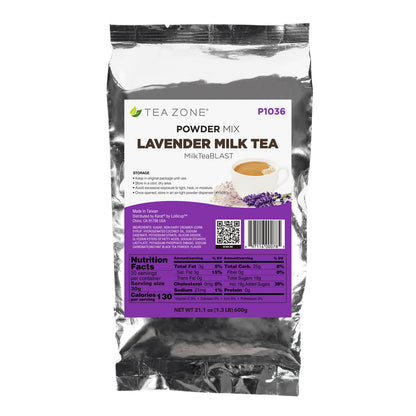 Tea Zone 1.32 lb Lavender Milk Tea Powder