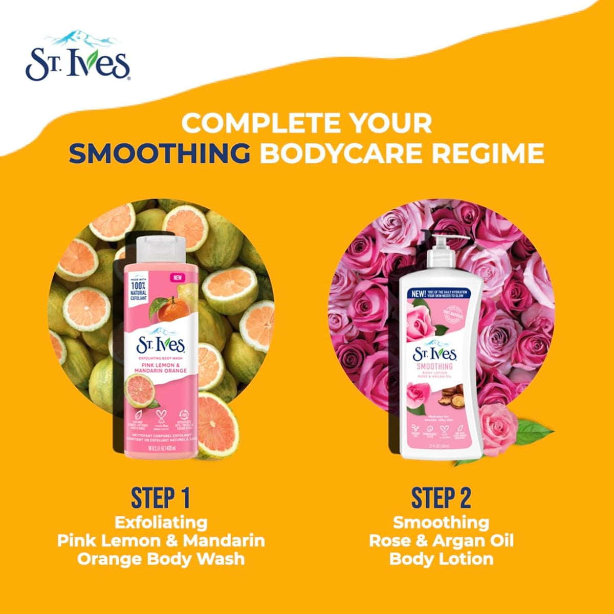 St. Ives Exfoliating Body Wash - Sea Salt & Pacific Kelp Scrub, Natural Body Wash, Body Soap, or Hand Soap with Plant-Based Exfoliants for Glowing Skin, 16 Oz Ea (Pack of 3)
