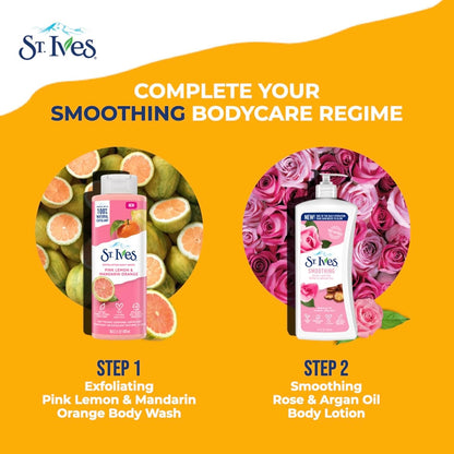 St. Ives Exfoliating Body Wash - Sea Salt & Pacific Kelp Scrub, Natural Body Wash, Body Soap, or Hand Soap with Plant-Based Exfoliants for Glowing Skin, 16 Oz Ea (Pack of 3)