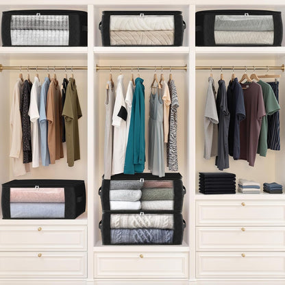 Fab totes Storage Bags for Clothes Blanket Storage Bins with Lids