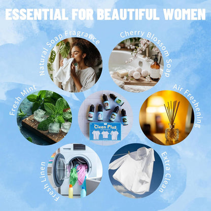 Essential Oils Set Top 6 Aromatherapy-Essential Oils for Diffuser for Home,Air Freshening Diffuser Oils Scents for Aromatherapy,Laundry,Candle&Soap Making,Humidifiers 6 X 10ML