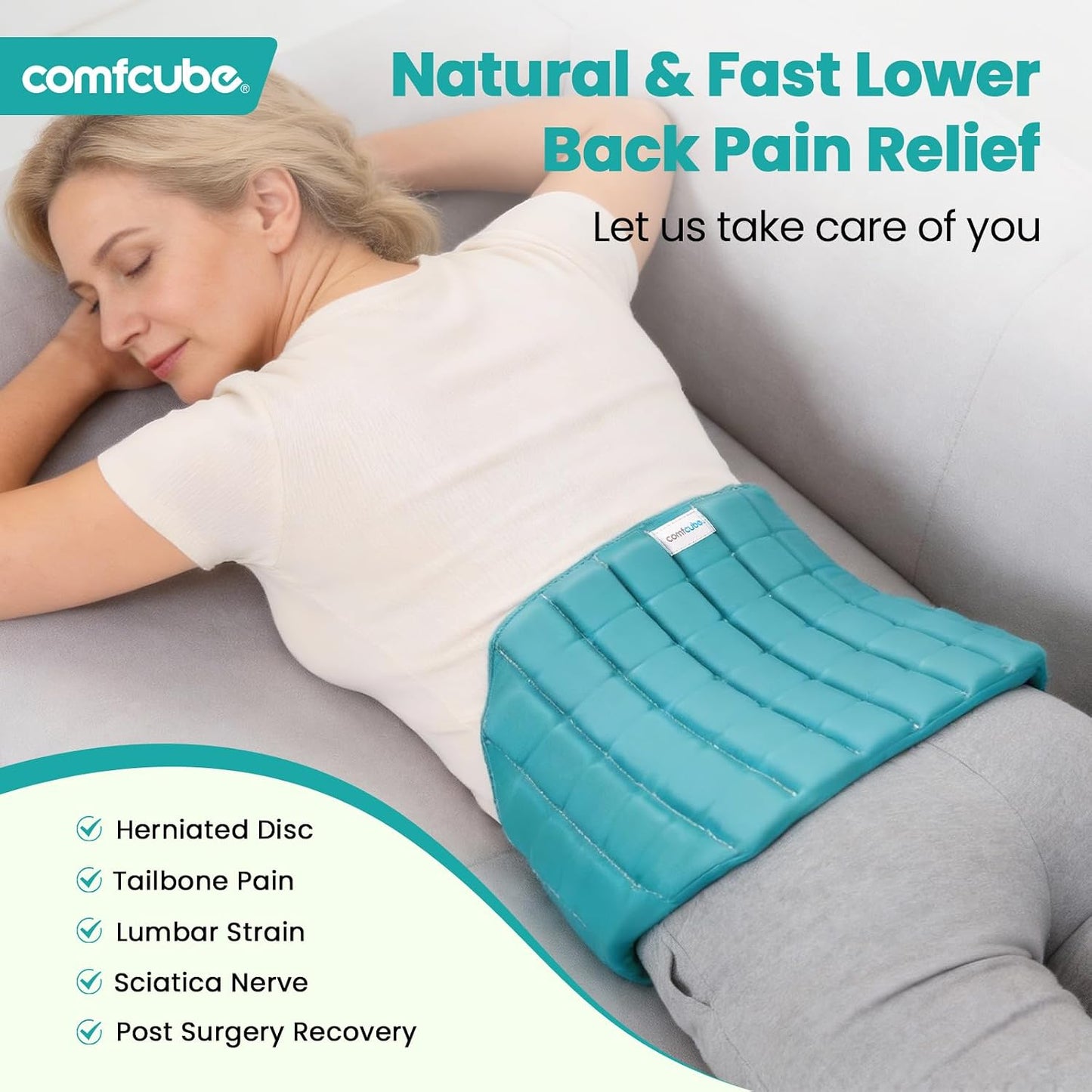 Ice Pack for Knee Pain Relief, 2 Hours Long Lasting Cold Pack for Knee Injuries, Cold Therapy Flexible Ice Pack Wrap for Knee Replacement Surgery, Swelling, ACL, Meniscus Tear
