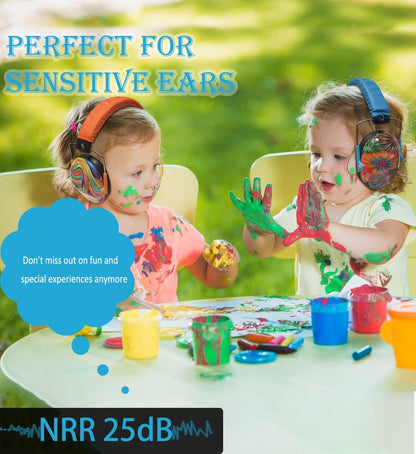 PROHEAR 032 Kids Ear Protection – Ear Muffs for Noise Reduction, 25NRR Noise Cancelling Headphones for Kids,Toddlers, Autism, Sensory Use, Hearing Protection – Orange