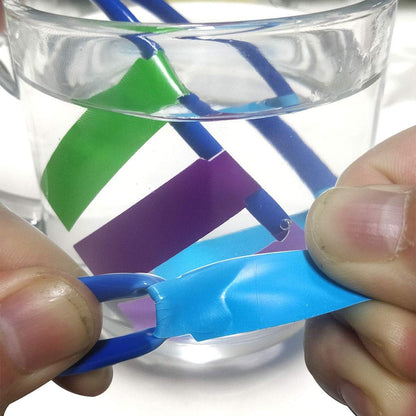 Tear Resistant Wire Identification Labels, Colorful Waterproof Cord Labels