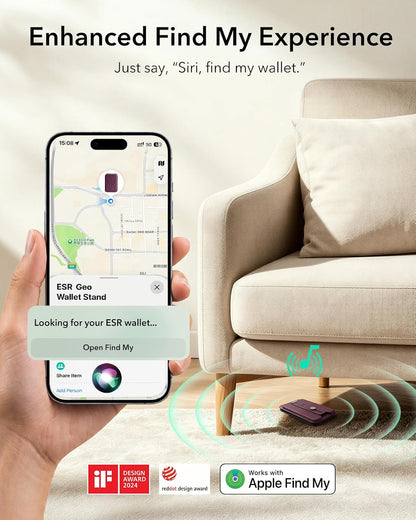 ESR Geo for MagSafe Wallet with Full Find My Functionality, 5 Card Holder