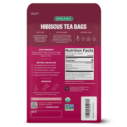 FGO Organic Chamomile Tea, 100 Count, Eco-Conscious Tea Bags, Resealable Bag, Packaging May Vary (Pack of 1)