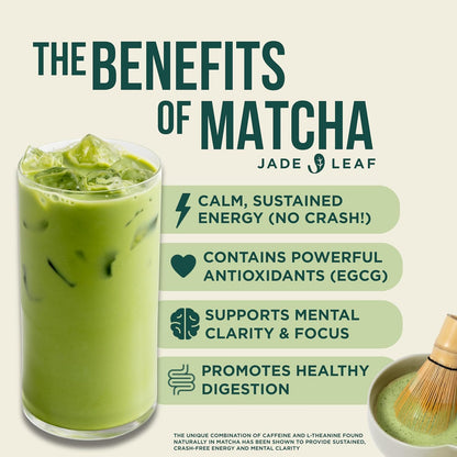 Jade Leaf Matcha Powder, Organic Culinary Grade, 30g / 1.06oz