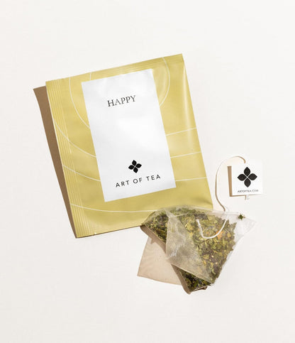 Art of Tea Organic French Lemon Ginger 1.5oz Loose Leaf Tea Tin, Caffeine Free Herbal Tea, Organic Rooibos & Lemongrass Ginger Tea, Premium Loose Leaf Herbal Tea for Relaxation & Digestion