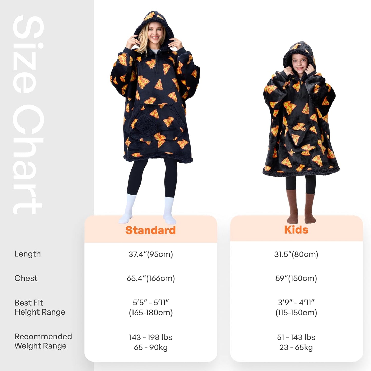 Giggling Getup Wearable Blanket Hoodie for Adults Gifts for Teen Girls Sister Women Sherpa Fleece Printed Hooded Blanket Sweatshirt Warm Cozy with Pocket & Sleeves Beige Cat