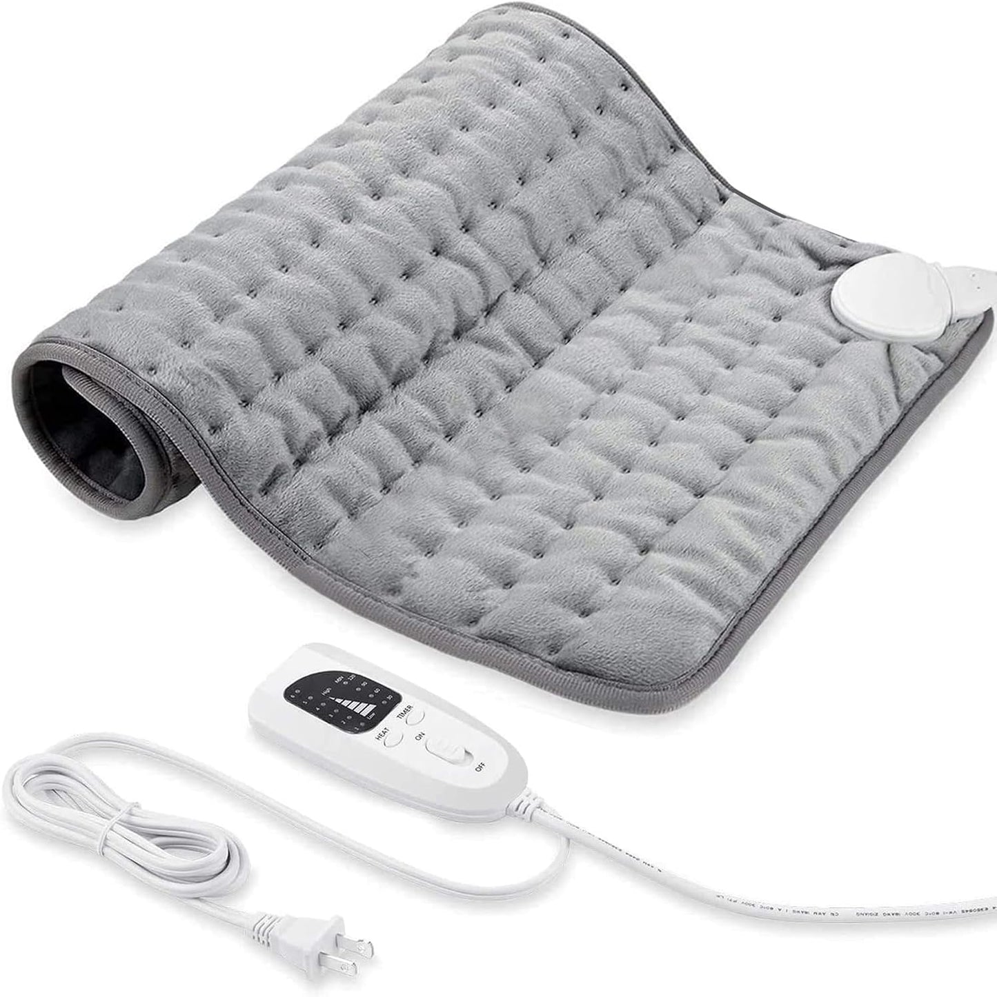 Electric Heating pad for Back Neck Shoulder Knee Arms Legs- Electric Heat Pads with 6 Heat Settings & Auto Shut Off Heat Heating Pad for Birthday Mother Father Girl Men Women