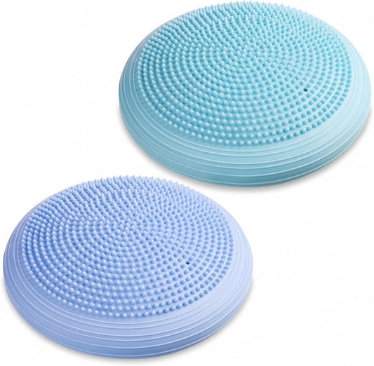 Libima 2 Pcs Wobble Cushion Wiggle Seat Flexible Sensory Seating Balance Disc Board for Men Women Physical Exercise Improving Posture Home Office