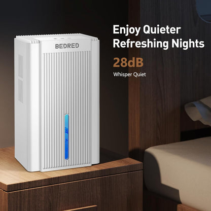 Dehumidifier, 95OZ Dehumidifier for Home 1000 Sq.Ft - Quiet with Auto Shut Off & Relaxing 7 Color Ambient Light,Ideal for Livingroom, Bedroom, Basement(Black)