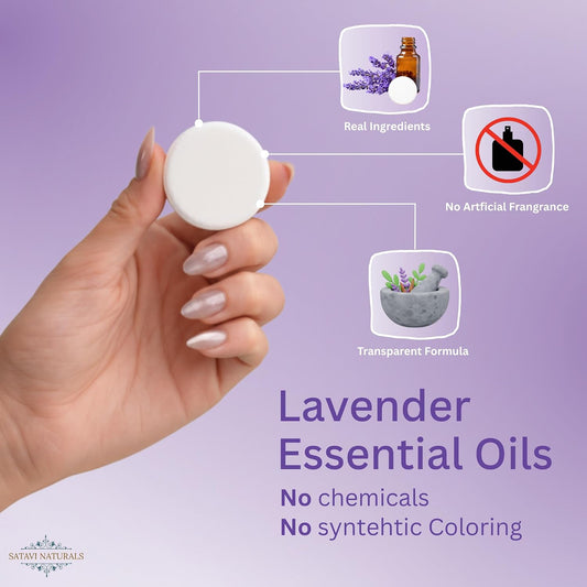Lavender Shower Steamers (15-Pack) - Aromatherapy Valentine’s Day Gifts - Natural Essential Oil Spa Tablets for Relaxation & Stress Relief