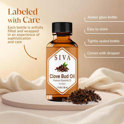 Siva Lavender Essential Oil 16 Fl Oz – for Diffuser, Skin & Hair Care – Ideal for Massage & DIY Blends