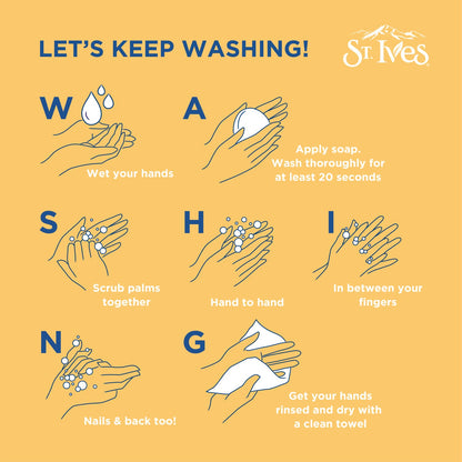 St. Ives Exfoliating Body Wash - Sea Salt & Pacific Kelp Scrub, Natural Body Wash, Body Soap, or Hand Soap with Plant-Based Exfoliants for Glowing Skin, 16 Oz Ea (Pack of 3)