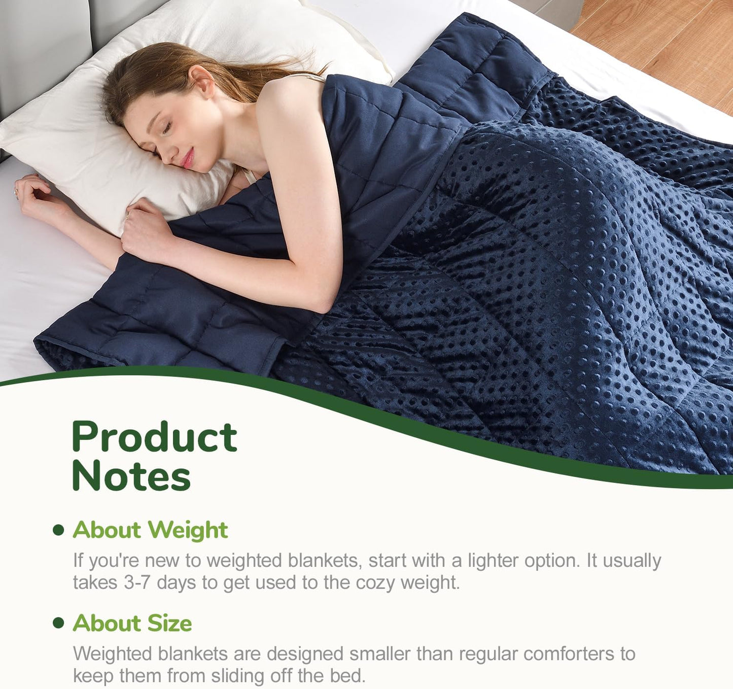 Sivio Weighted Lap Blanket, Weighted Blankets,Soft and Cozy Cooling Heavy Blanket, Calm and Nap, School and Home,2lbs 20 x 30inches, Grey