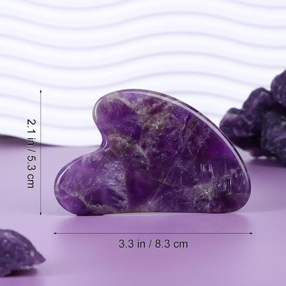 rosenice Gua Sha Facial Tools Guasha Tool Gua Sha Jade Stone Manual Massage Sticks for Jawline Sculpting and Puffiness Reducing for Face Body Tensions Reduce Festive Gifts