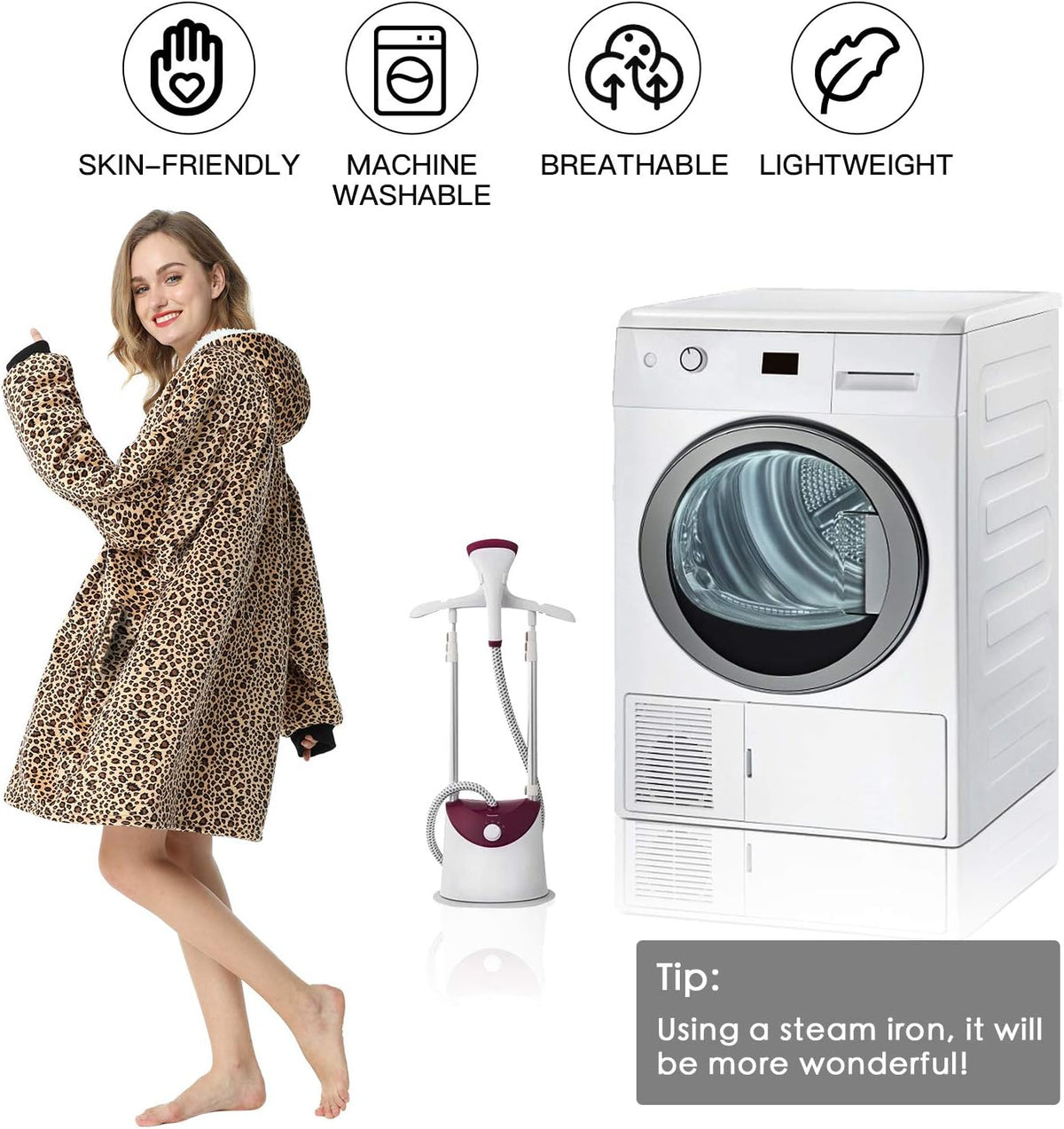 LetsFunny Blanket Hoodie,Oversized Wearable Sweatshirt,Gifts for Women