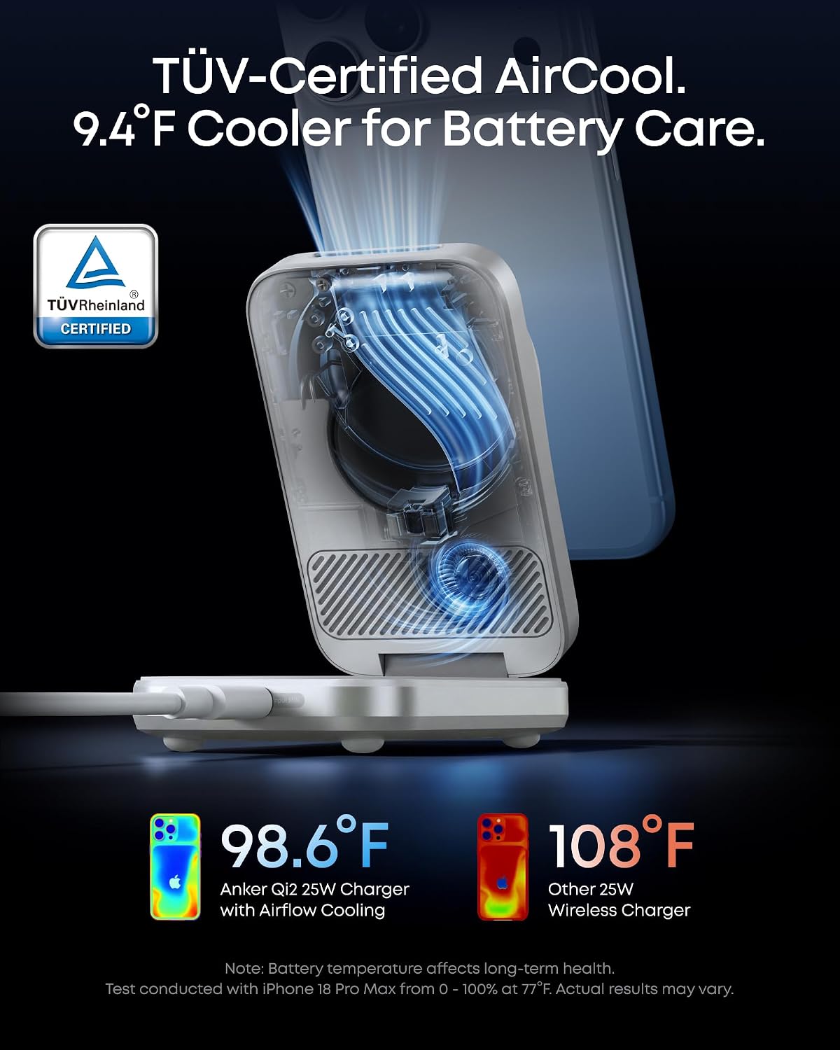 Anker Prime 25W Qi2.2-Certified Palm-Sized 3-in-1 Foldable MagSafe Charger