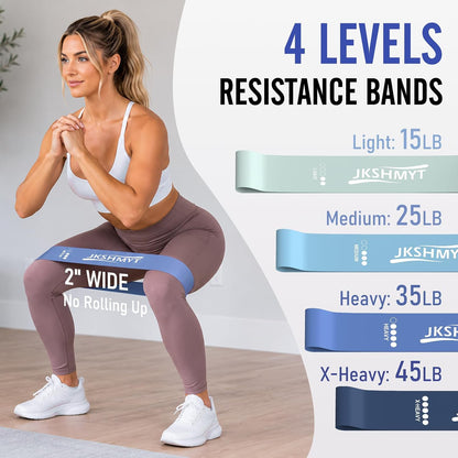 JKSHMYT Pilates Ring Kit for Women, Pilates Equipment – 14.5" Home Magic Circle Workout with Pilates Ball,Resistance Bands,Better me Pilates Essentials Starter Set for Beginners Toning Shape Full Body