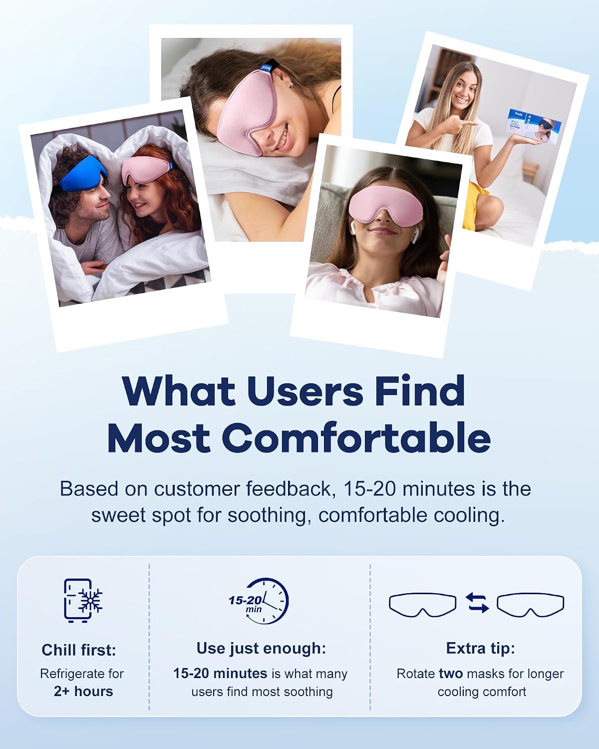 Cooling Gel Eye Mask for Puffy Eyes, Larger Full-Eye Cold Compress for Swelling, Ice-Cold Gel Therapy, Forehead & Upper Cheek Cooling Relief, Reusable Ice Pack for Eyes, FSA Eligible HSA, Black