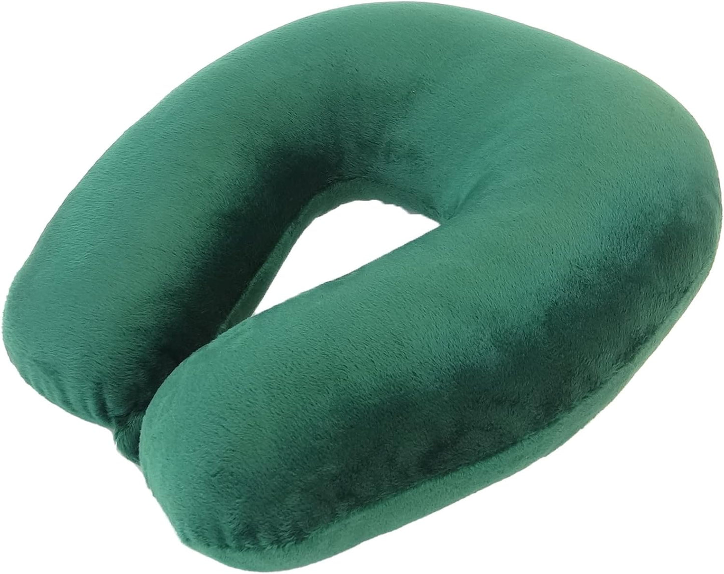 Wolf Essentials Adult Cozy Soft Microfiber Neck Pillow for Travel – Compact, Machine Washable - Perfect for Airplane, Car, or Home Use - Filled and Finished in The USA – Charcoal