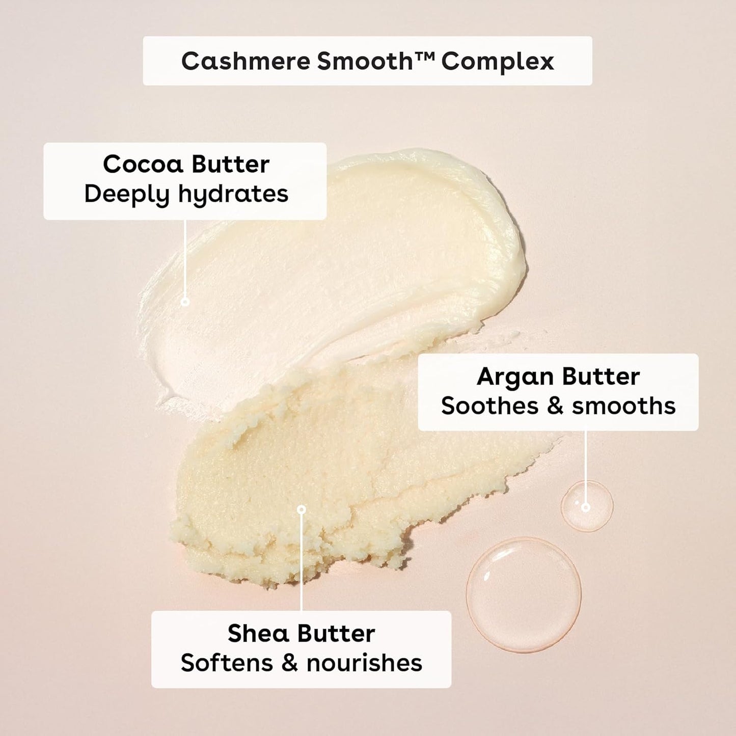 eos Cashmere Skin Collection Pre-Shave Scrub - Vanilla Cashmere, Exfoliating Body Scrub, Hydrating, Shea Sugar, 7 fl oz