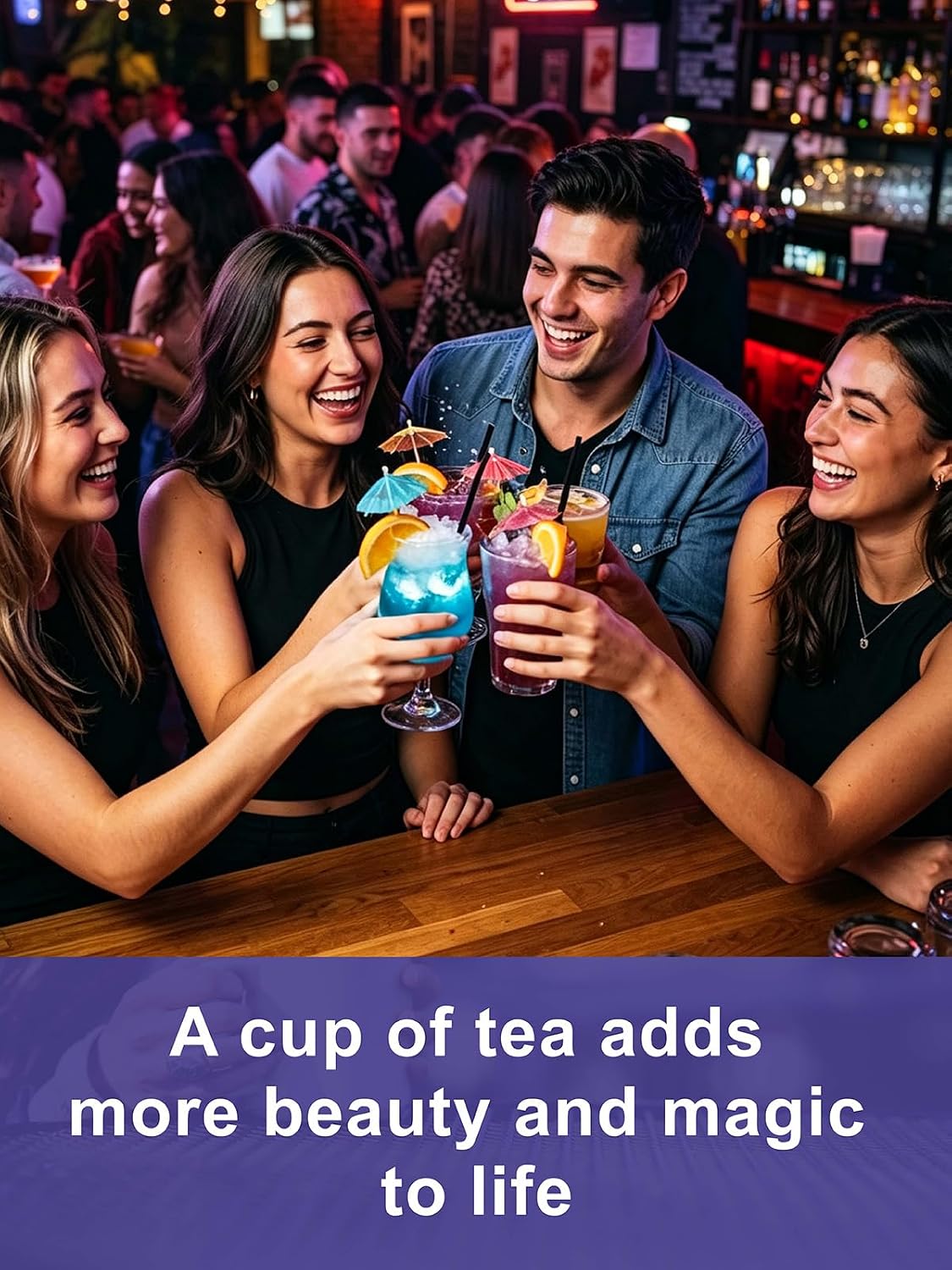 TeeLux Butterfly Pea Flower Tea, 1.76oz Whole Blue Pea Flower Caffeine Free