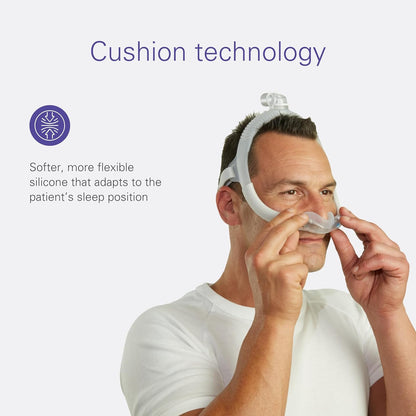 ResMed AirFit N30i Cushion - Nasal CPAP Mask Cushion Replacement - Soft Silicone - Quiet Venting - CPAP Supplies & Accessories - Medium. Frame System & Full Face Cushion are Not Included