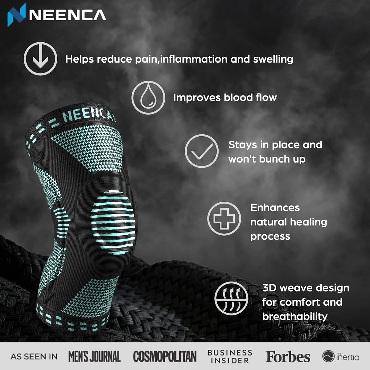 NEENCA Professional Knee Brace, Medical Knee Support for Women & Men Relief