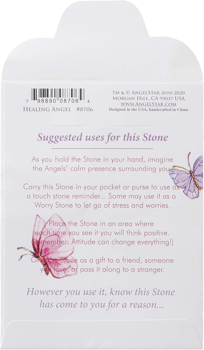 AngelStar 8706 Healing Angel Worry Stone, 1-1/2-Inch, White
