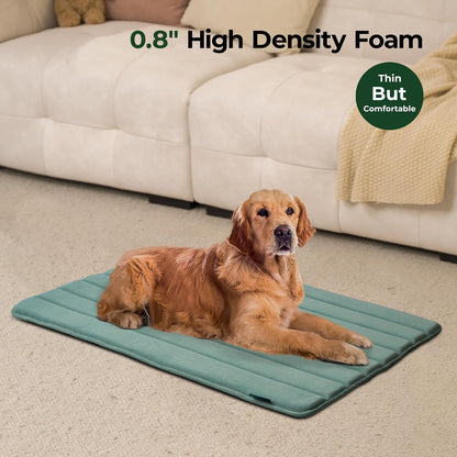 BALANCE Dog Crate Pad, Dog Foam Crate Mat Kennel Pad, Washable Water-Resistant Pet Bed Flat Dogs Cage Mat for Large Dogs