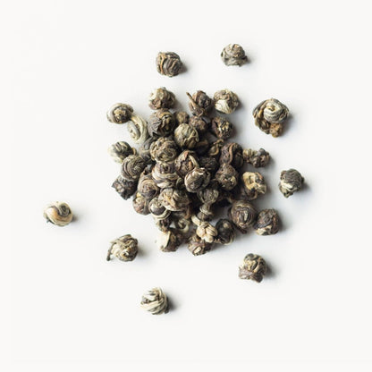 Rishi Tea Jasmine Pearls Green Loose Leaf Tea, Caffeinated, 4oz