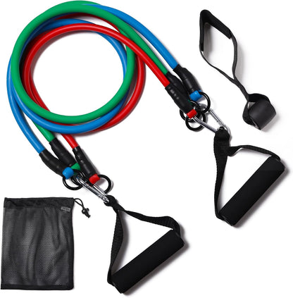 Resistance Bands with Handles, Exercise Bands with Handles, Door Anchor