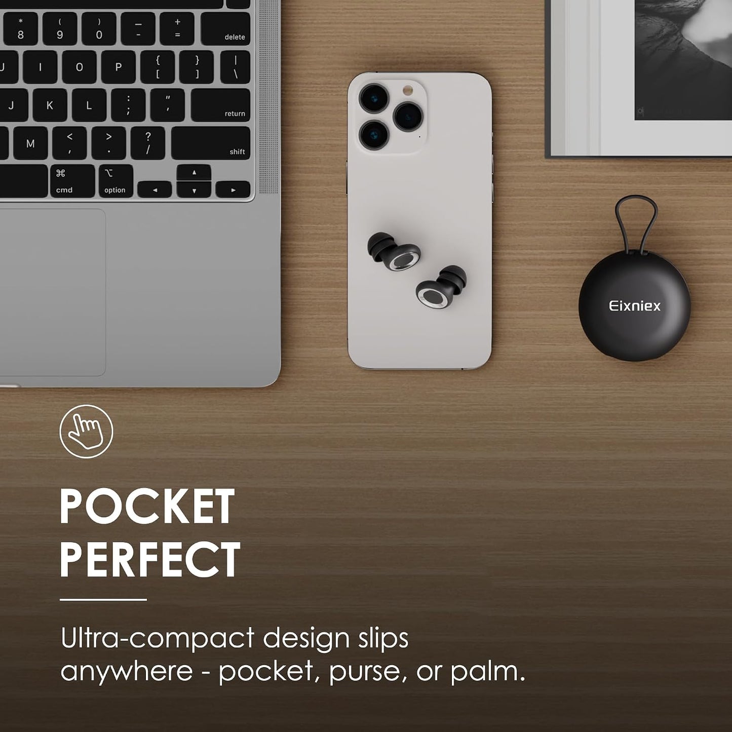 Ear Plugs for Sleep - Total Silence! Single+Double Tips Design | 46dB Noise Reduction & Advanced Seal Tech | 8 Pairs (XS-L) + Case | Trusted by Millions