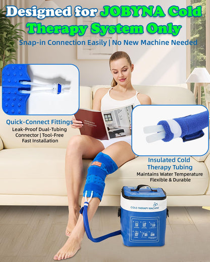 Cold Therapy Machine for Elbow, Ice Machine for Tennis Elbow&Post-Surgery Recovery, Cryotherapy Device with Temp Display & 3 Flow Modes, Adjustable Elbow Wrap for Arthritis, Bursitis, Swelling Relief