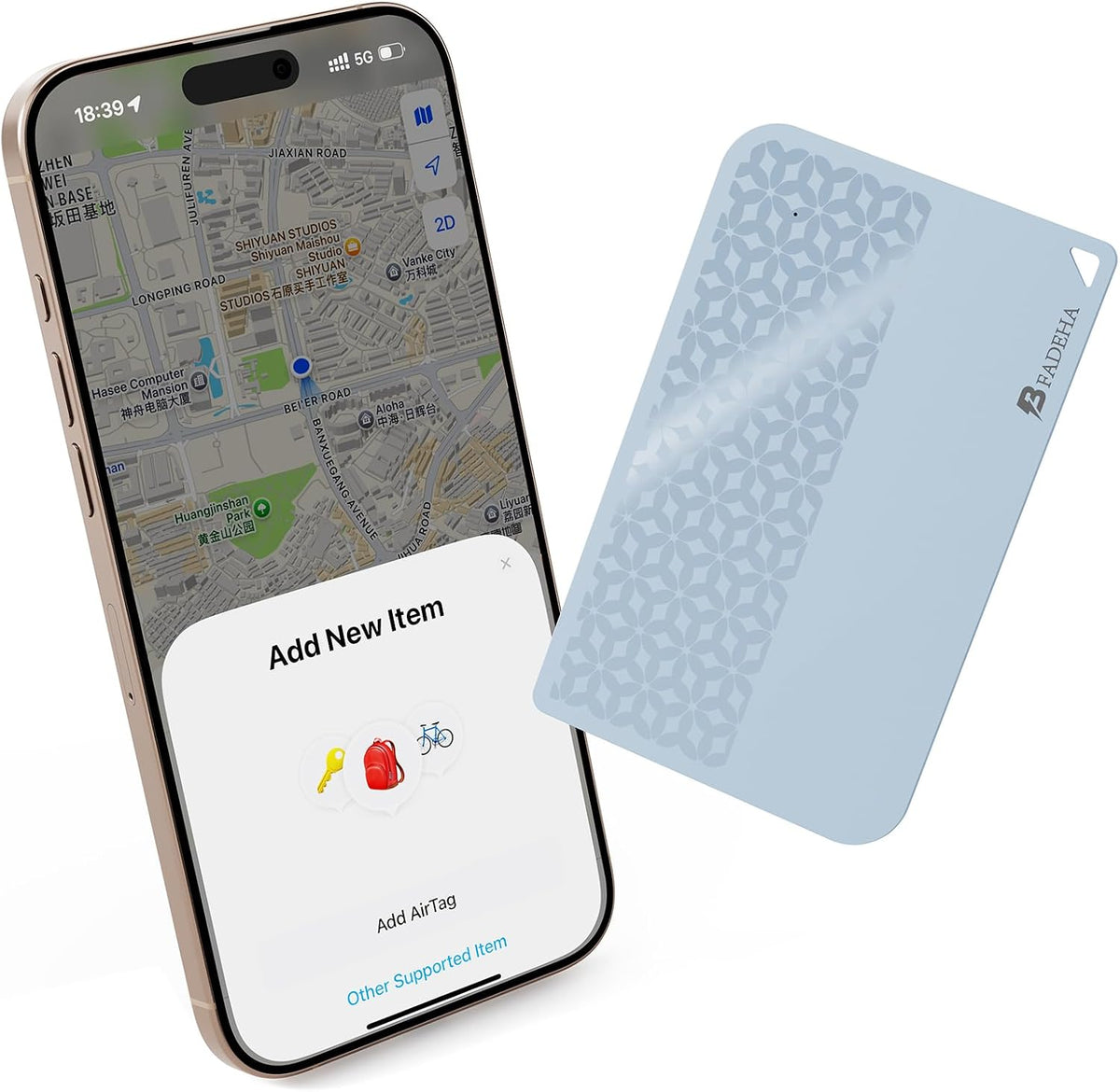 2026 Apple MFi Certified Wallet Tracker Smart Card for Find My