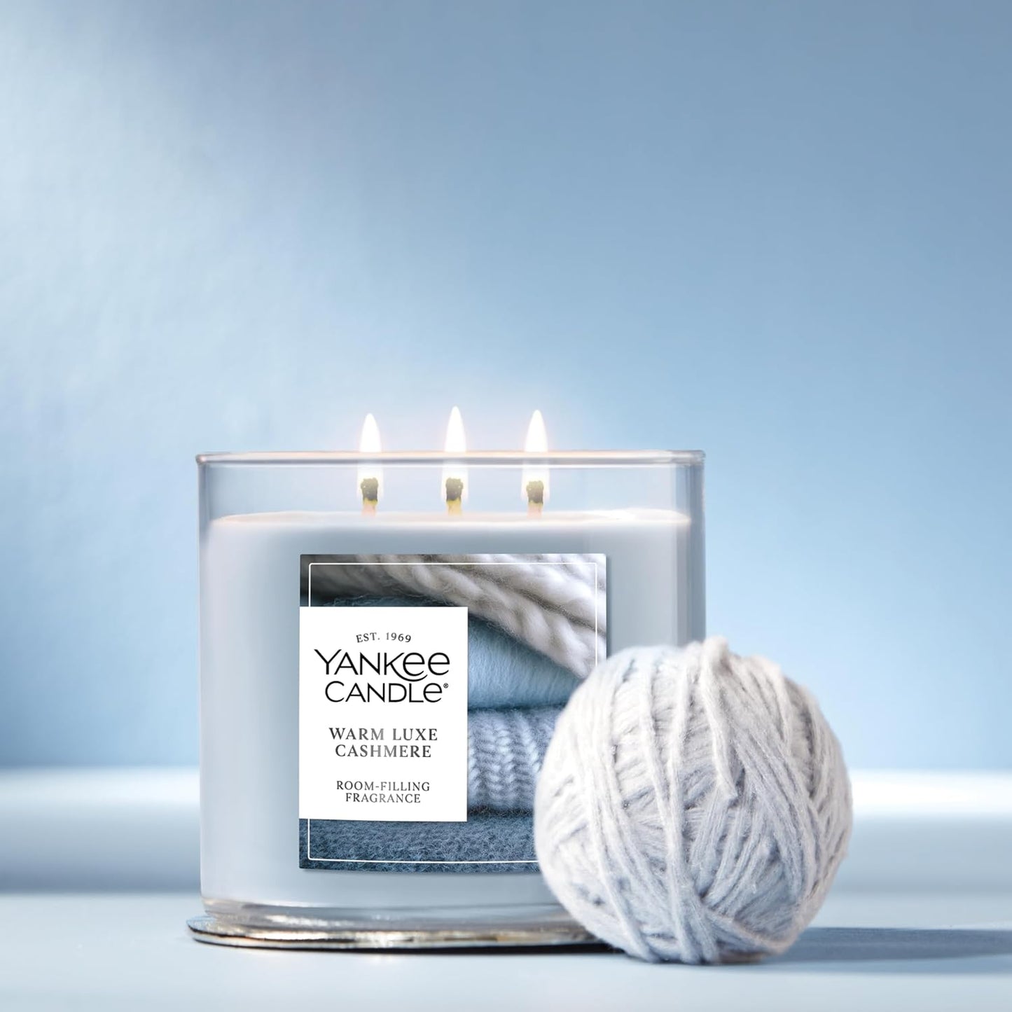 Yankee Candle Sage & Citrus, Scented Candle, 14.5oz 3-Wick Candle Jar with up to 40 Hours Burn Time, Giftable