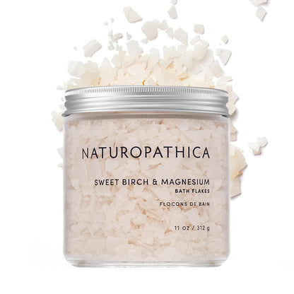 Naturopathica Sweet Birch & Magnesium Bath Flakes, 11 oz