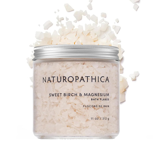 Naturopathica Sweet Birch & Magnesium Bath Flakes, 11 oz