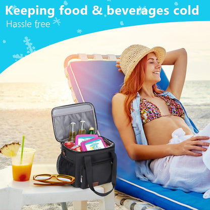 MIYCOO Ice Packs for Lunch Boxes & Coolers - Quick Freeze Ice Pack Space Saving Freezer Packs - Reusable Slim Original Cool Pack - Cooler Accessories for Beach, Camping and Fishing