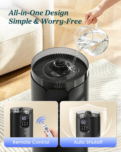 16L Cool Mist Humidifier Large Room Whole House & Commercial 1500 sq.ft