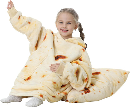 Aemicion Strawberry Blanket Hoodie,Oversized Sherpa Wearable Hooded Blanket,Warm Cozy Sweatshirt Gifts for Women Girls Adult