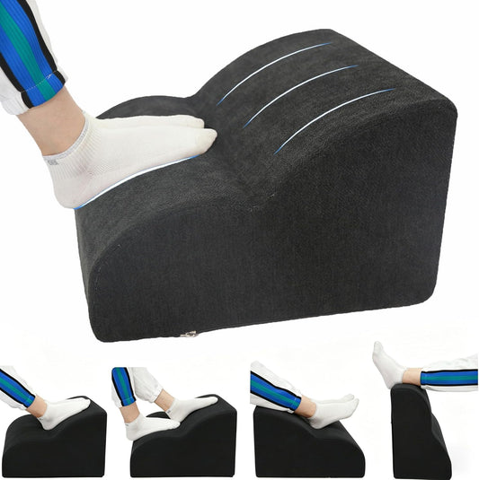 Foot Rest for Under Desk at Work.Multifunctional 3-Tier Foot Stool,with Washable Footrest.for Under Desk,Office Chair Gaming Chair & Sofa,Leg Elevation Pillow,Supports Posture -Dark Grey